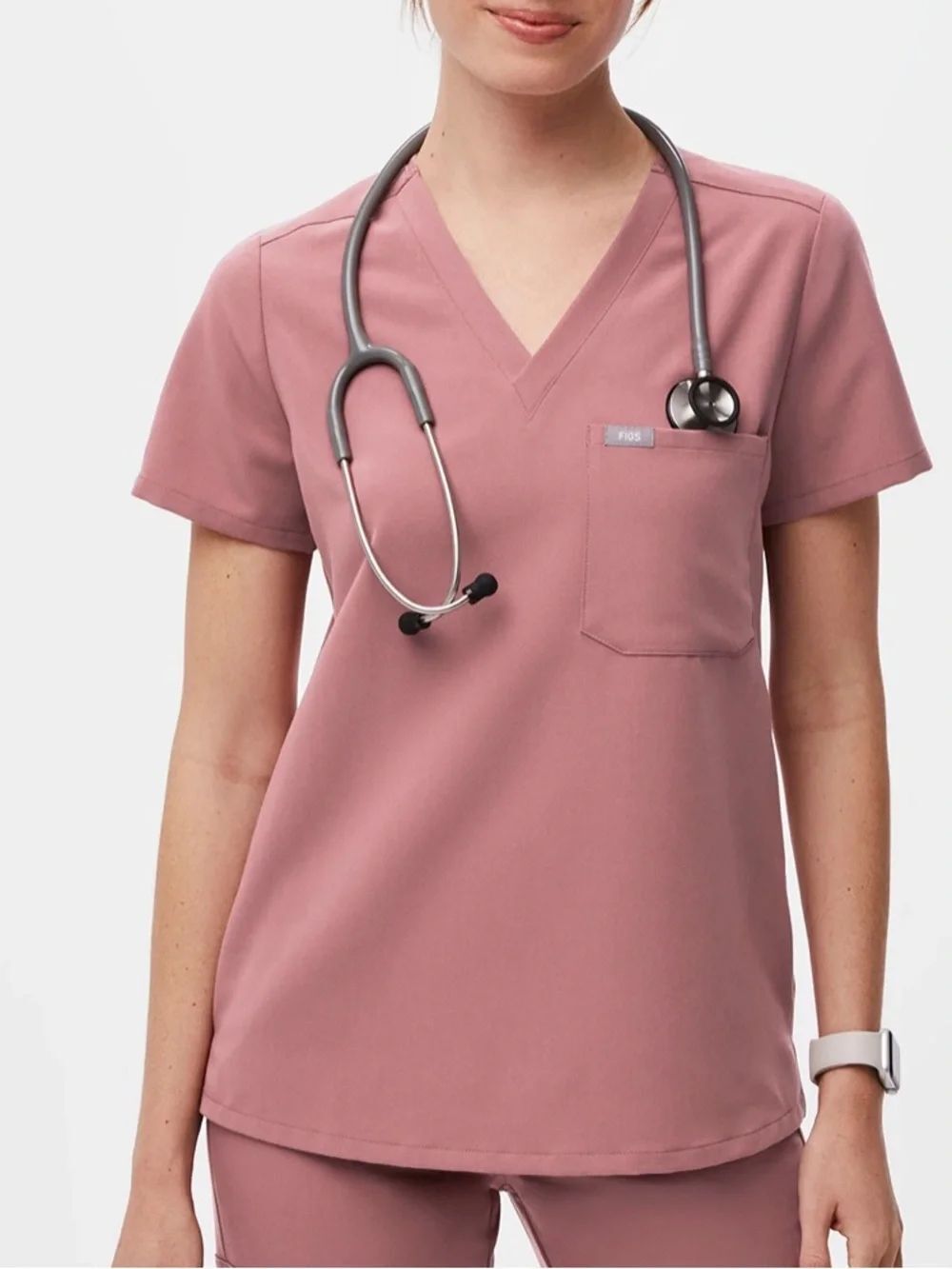 FIGS Catrina One-Pocket Maueve Scrub Top Size XS